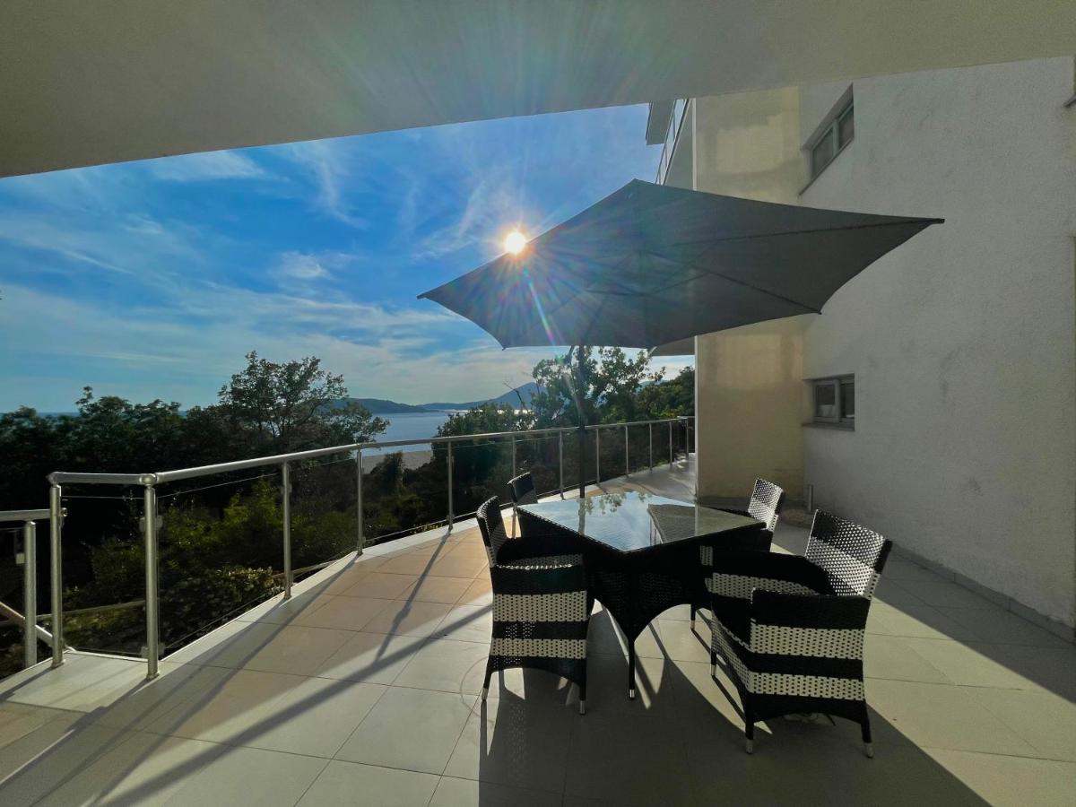 Sea View Apartments Panorama Przno Sveti Stefan Exterior foto